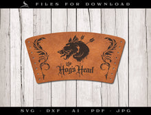  Laser Project: Leather Drink Sleeve "Hogs Head" Fits Standard 16 oz. Pint Glass