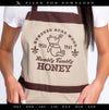 Machine Embroidery Files: "Rumbly Tumbly Honey" Stencil Style (6.5, 7.8, 10.5 Inches)