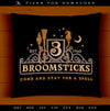 Machine Embroidery Files: "Broomsticks" (6.8, 7.8, and 10.5 Inches Wide, Four Colors)