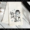 Machine Embroidery: Retro Humor "Booze Me Up Scotty" Design (5, 6.75, and 7.8 Inches)