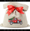 Machine Embroidery Files: Vintage Tree-delivery Truck (4, 5, and 6 Inches Wide)
